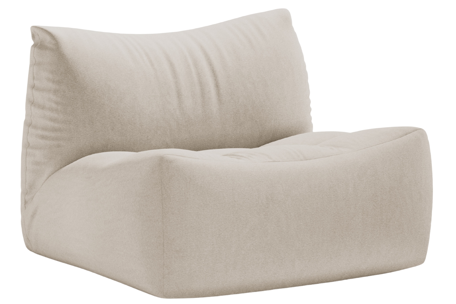 Micadoni Světle b&eacute;žov&eacute; sametov&eacute; křeslo Tove