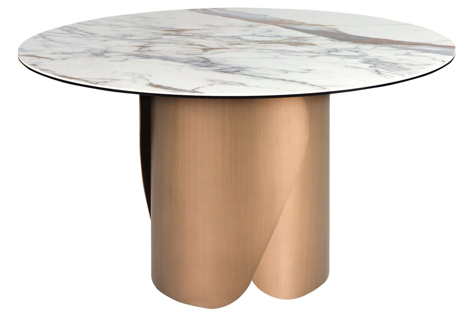 Angel Cerdá Bílý porcelánový jídelní stůl No. 1182, Ø 140 cm