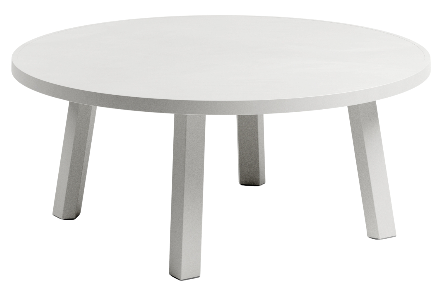 Nardi Bílý nízký zahradní stolek Maximo Tavolino 70 cm