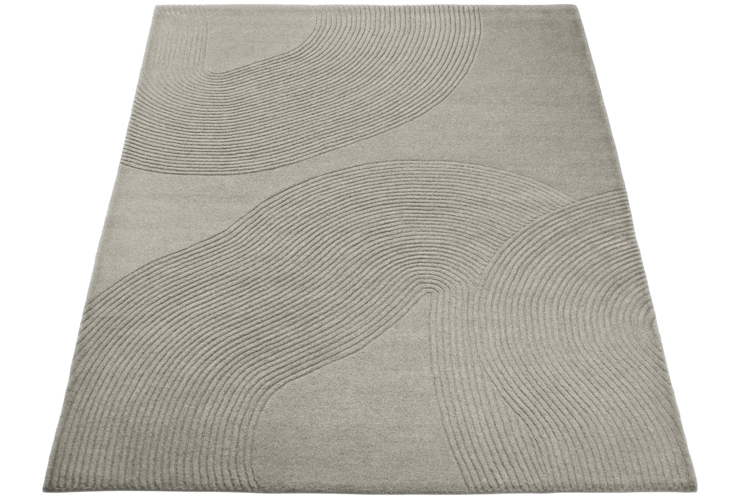 Bolia Světle šedý vlněný koberec Zen 170 x 240 cm