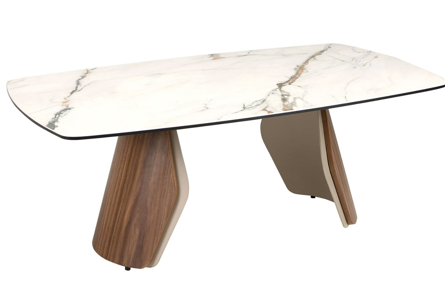 Angel Cerdá Bílý porcelánový konferenční stolek No. 2167, 120 x 70 cm