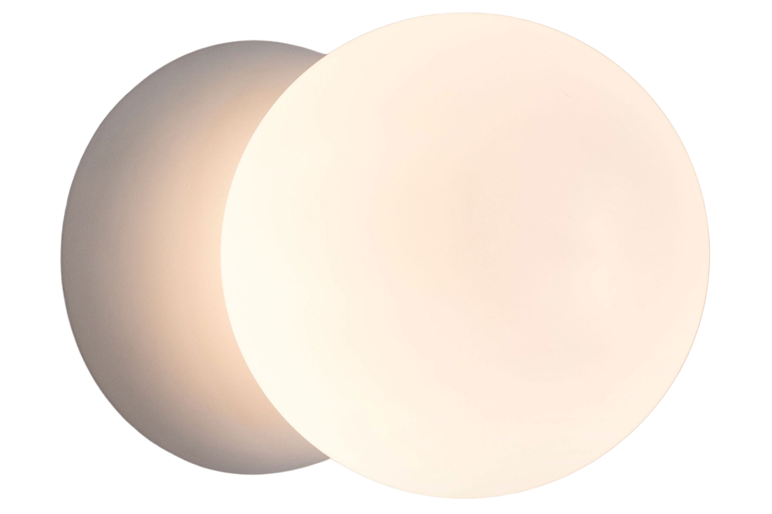 Nova Luce B&iacute;l&eacute; n&aacute;stěnn&eacute; světlo Zero 10 cm