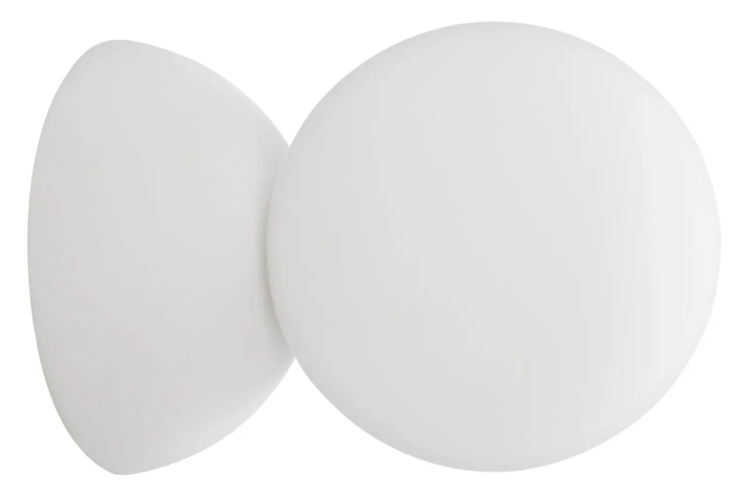 Nova Luce B&iacute;l&eacute; n&aacute;stěnn&eacute; světlo Zero 10 cm