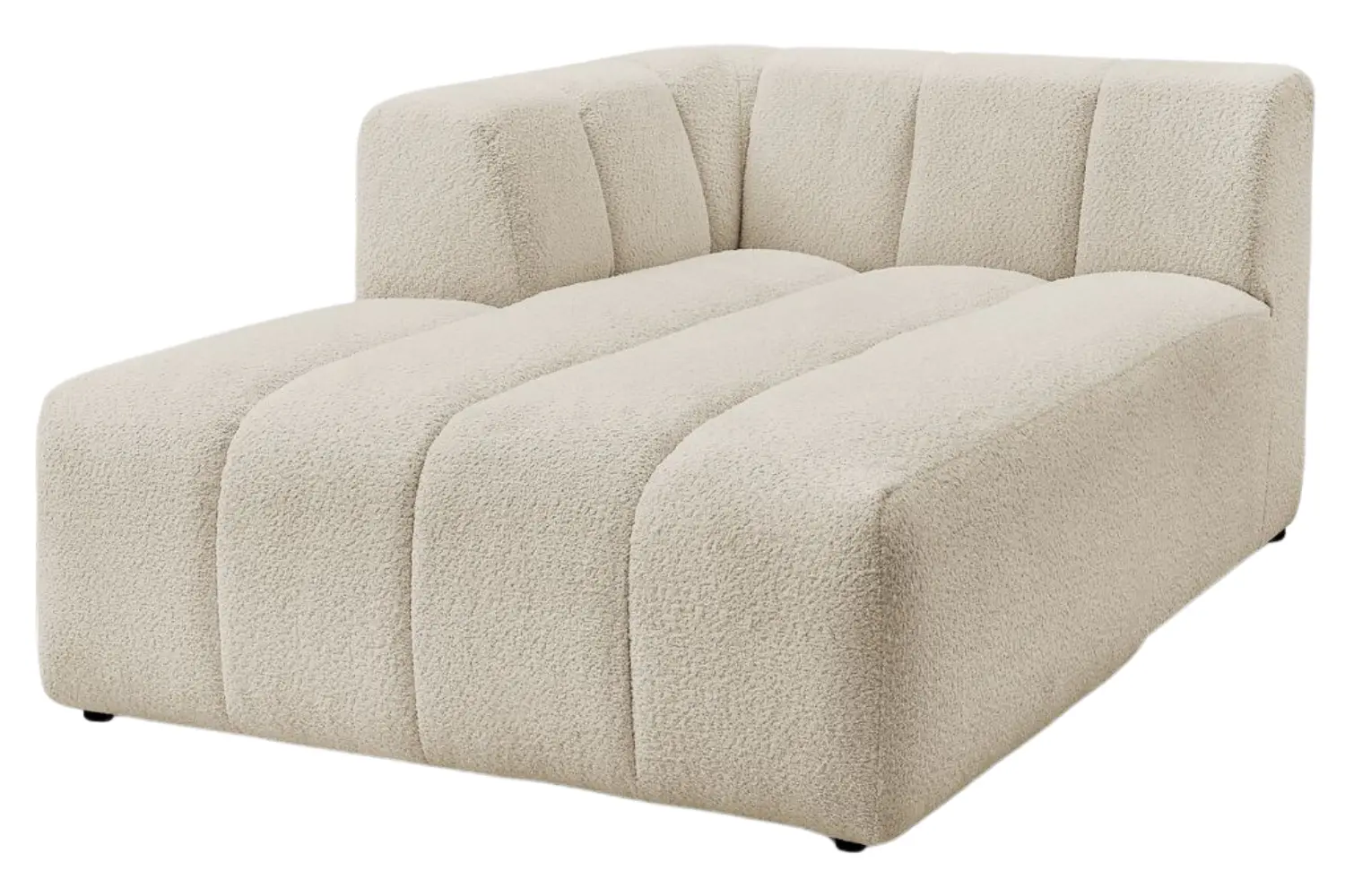 Bobochic Paris Béžová bouclé lenoška Annecy 170 cm, levá