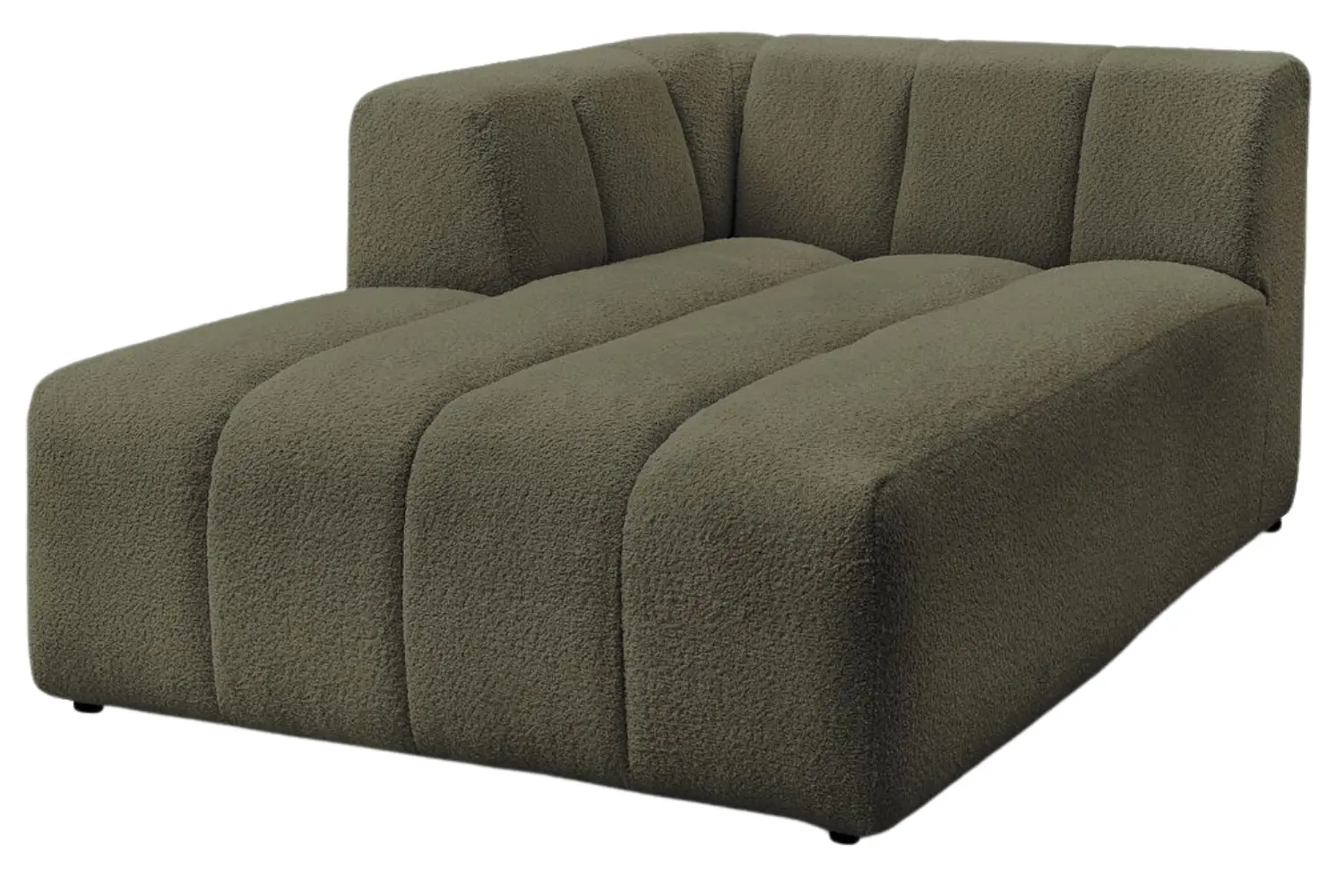 Bobochic Paris Zelená bouclé lenoška Annecy 170 cm, levá