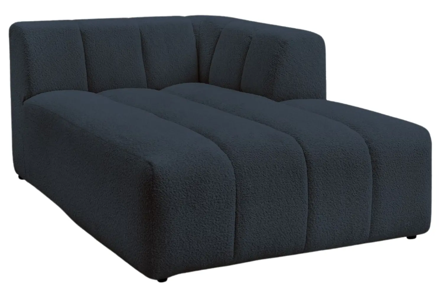 Bobochic Paris Tmavě modrá bouclé lenoška Annecy 170 cm, pravá