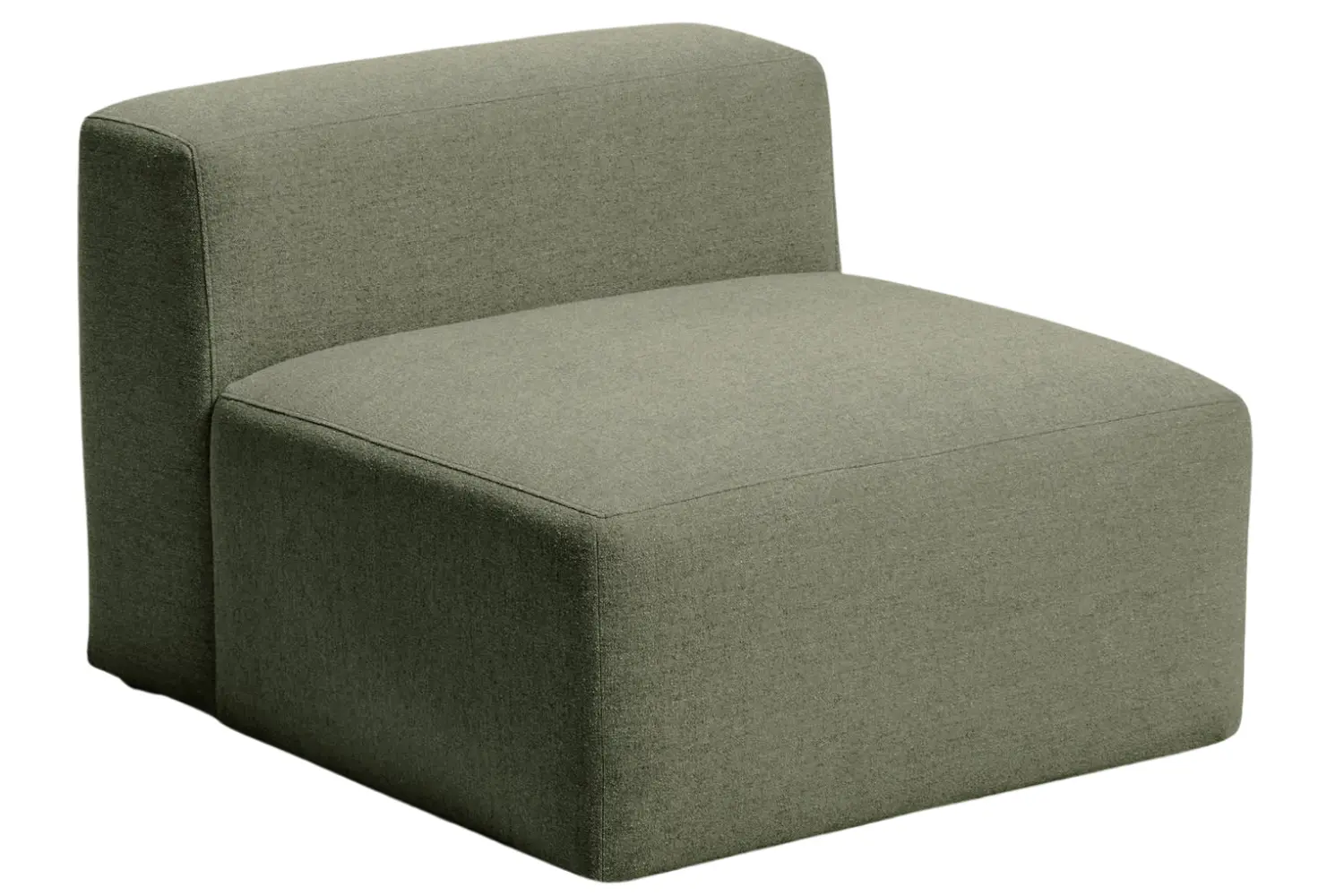 Zelen&eacute; křeslo Kave Home Blok 90 cm