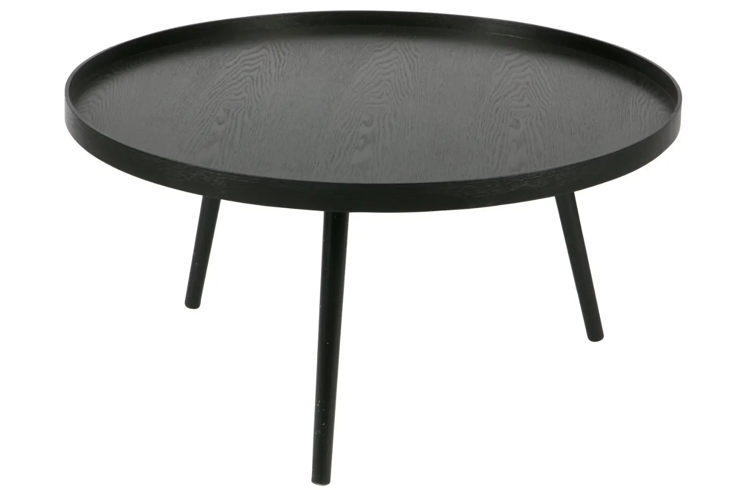 WOOOD Černý dřevěný konferenční stolek Mesa 78 cm