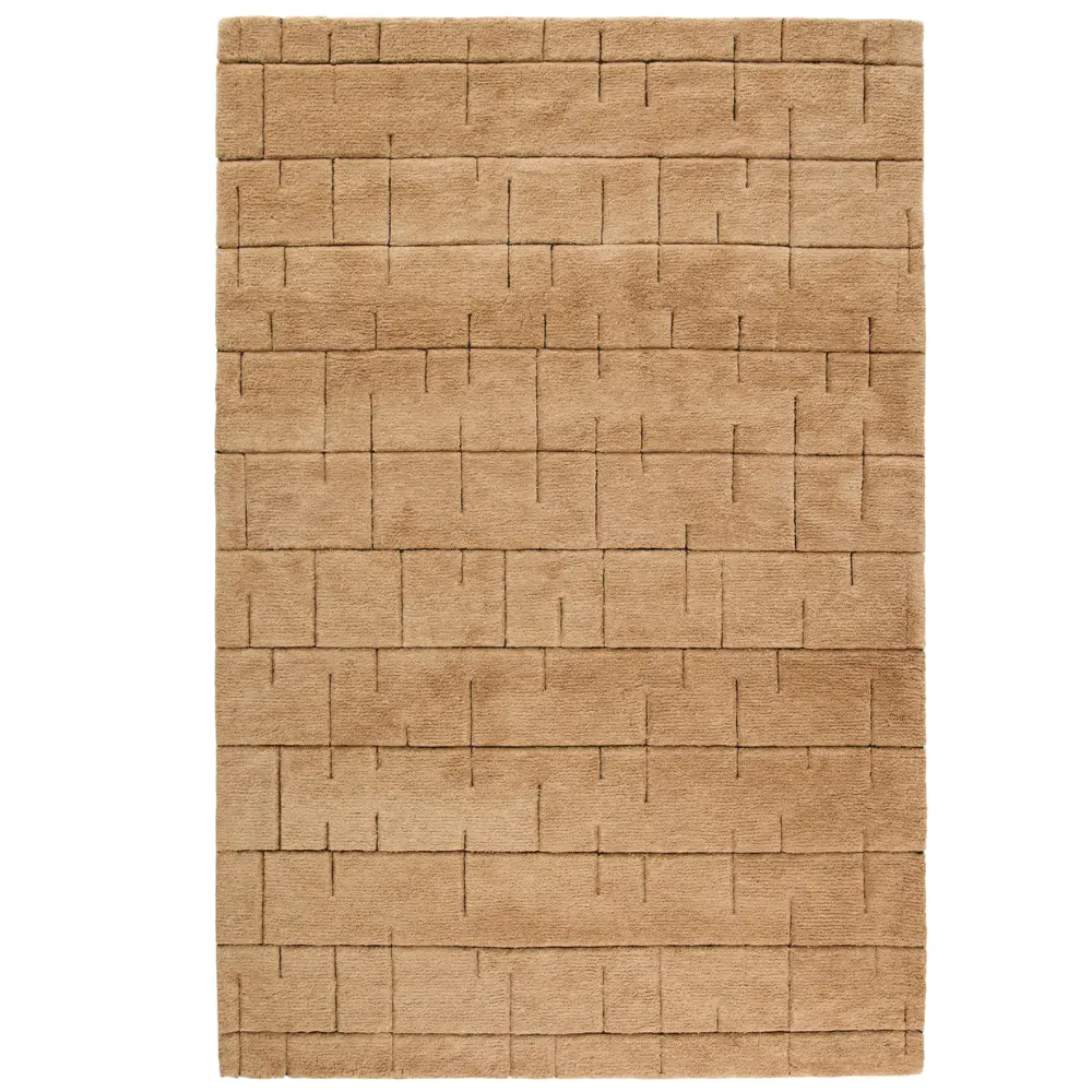 Kave Home Hněd&yacute; koberec Helun 300 x 200 cm