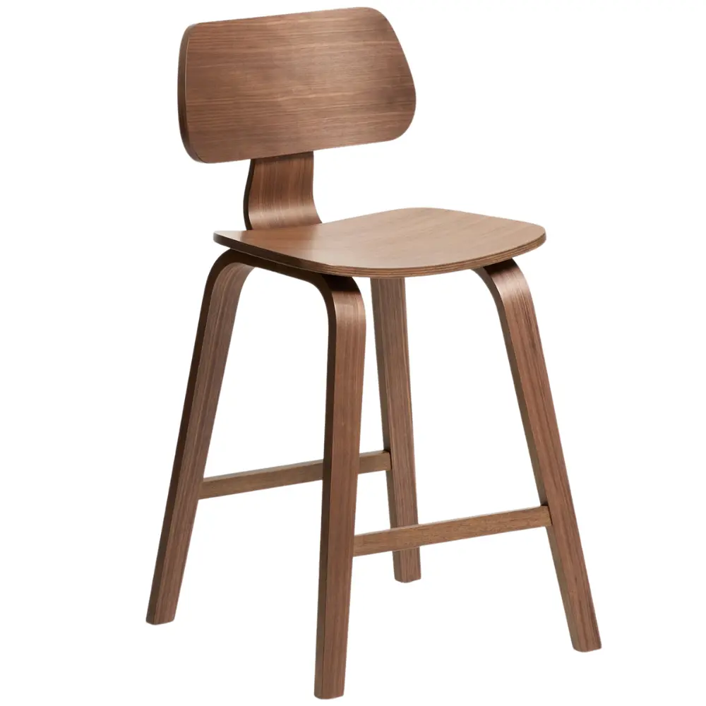 Kave Home Ořechov&aacute; barov&aacute; židle Gena 65 cm