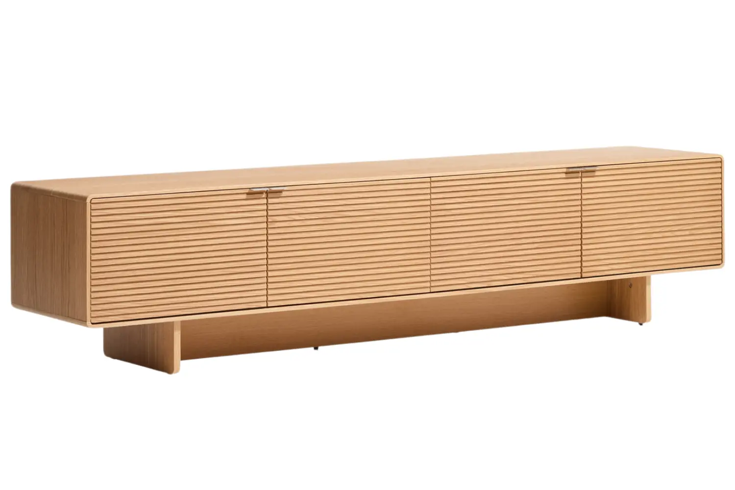 Kave Home Dubový TV stolek Norlen 200 x 40 cm