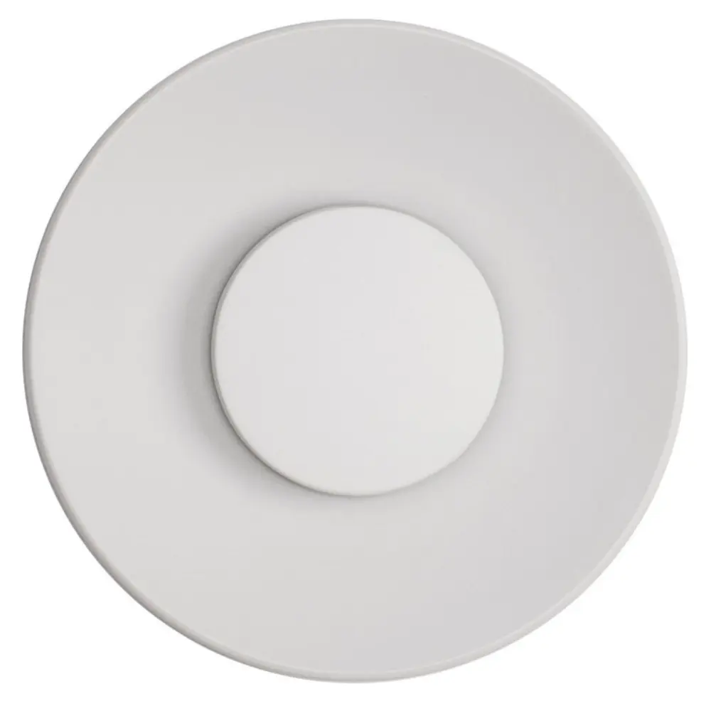 Nova Luce Bílé kovové venkovní nástěnné LED světlo Cico 24 cm