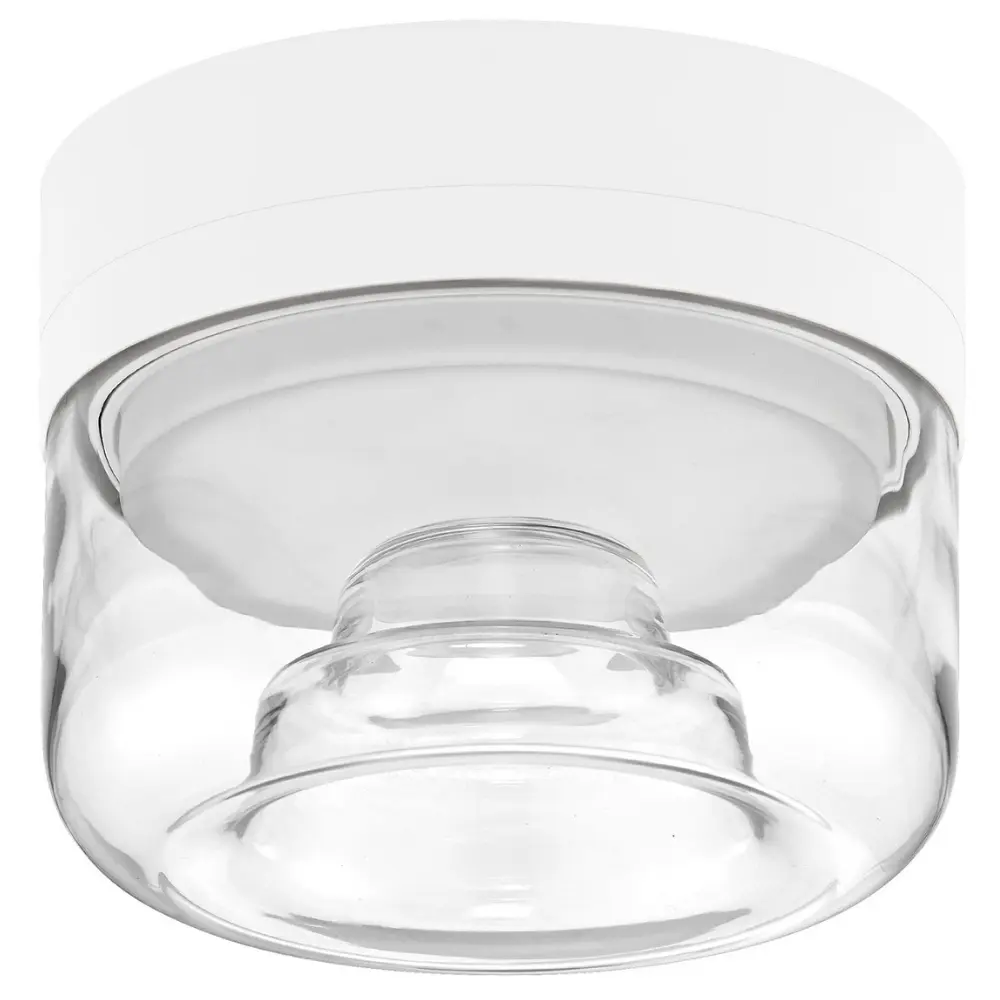 Nova Luce Bílé kovové stropní LED světlo Doris 15 cm