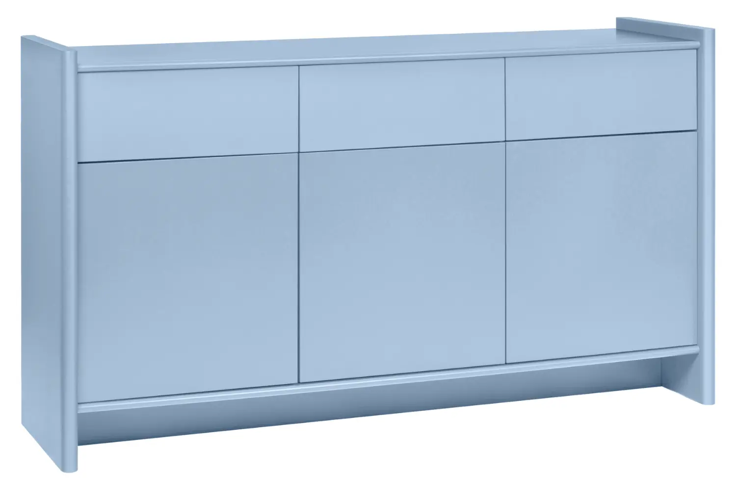 noo.ma Modrá lakovaná komoda Rali 161 x 46 cm
