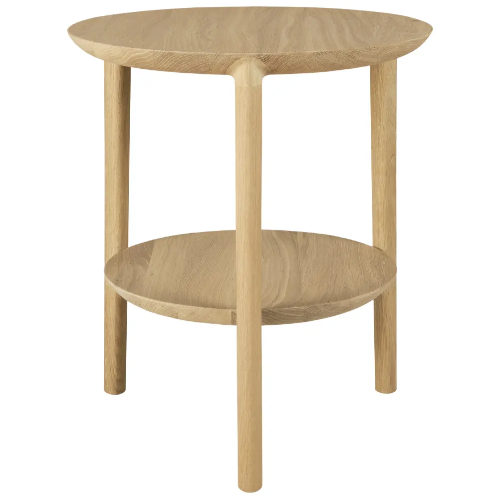 Ethnicraft Dubový odkládací stolek Bok 43 cm
