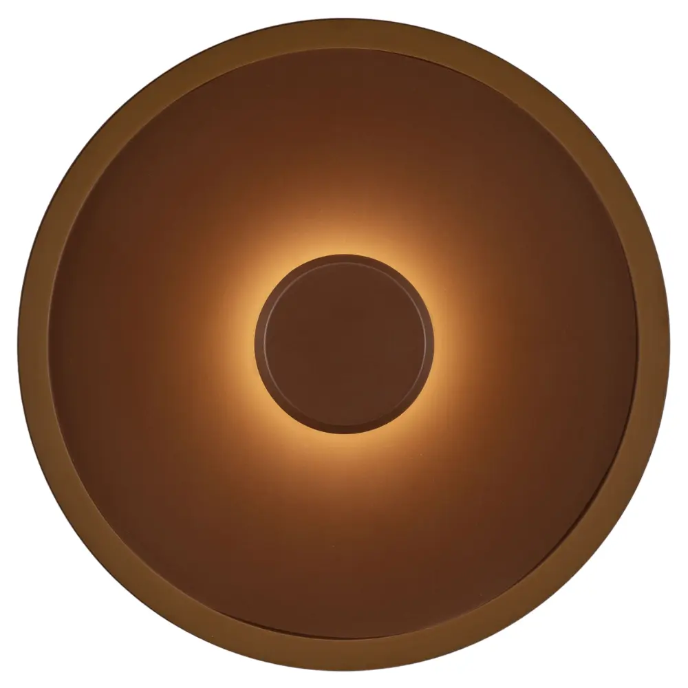 Nova Luce Hněd&eacute; kovov&eacute; n&aacute;stěnn&eacute; LED světlo Dorell 26 cm