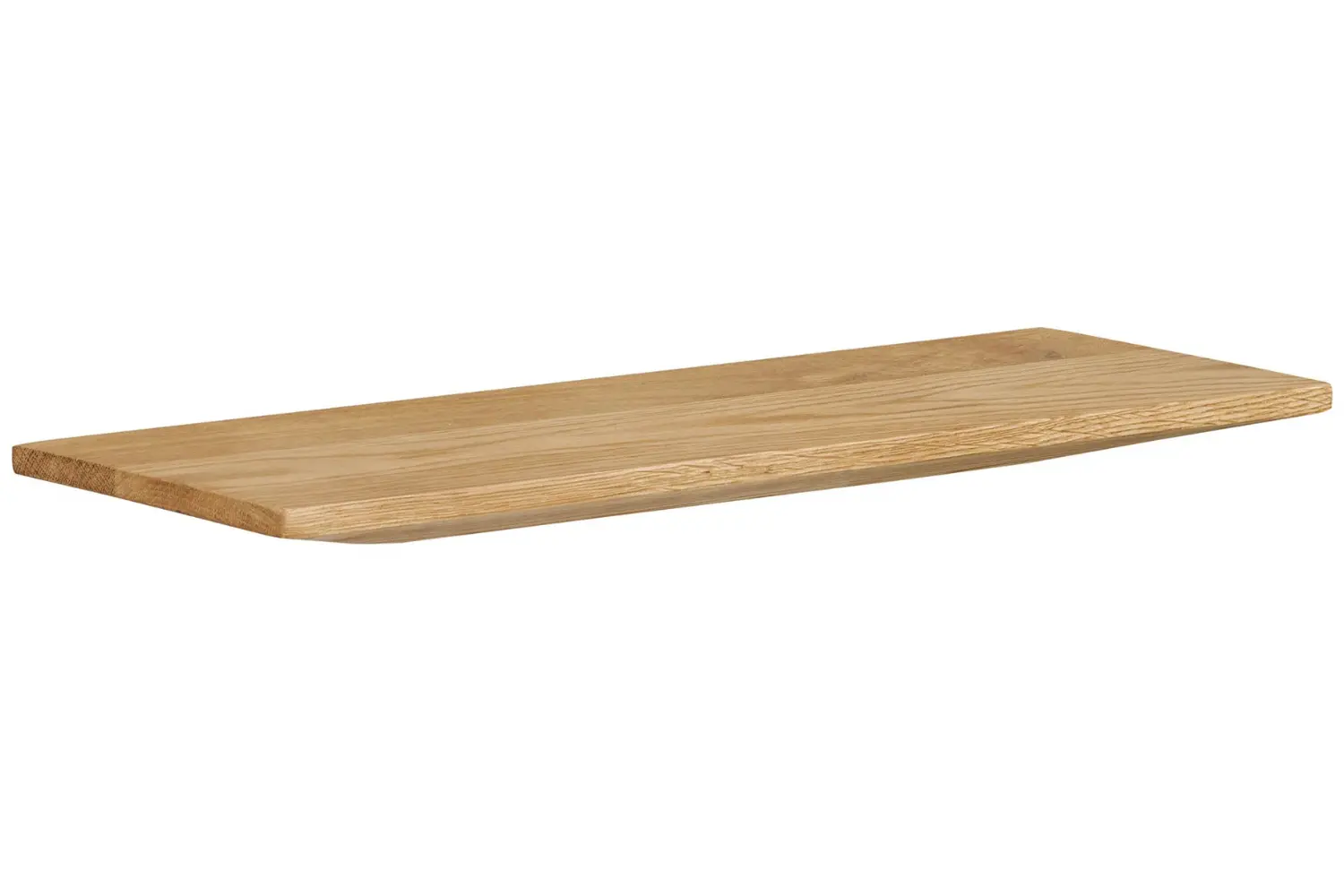Nordic Living Dubová nástěnná police Calcata 43 cm