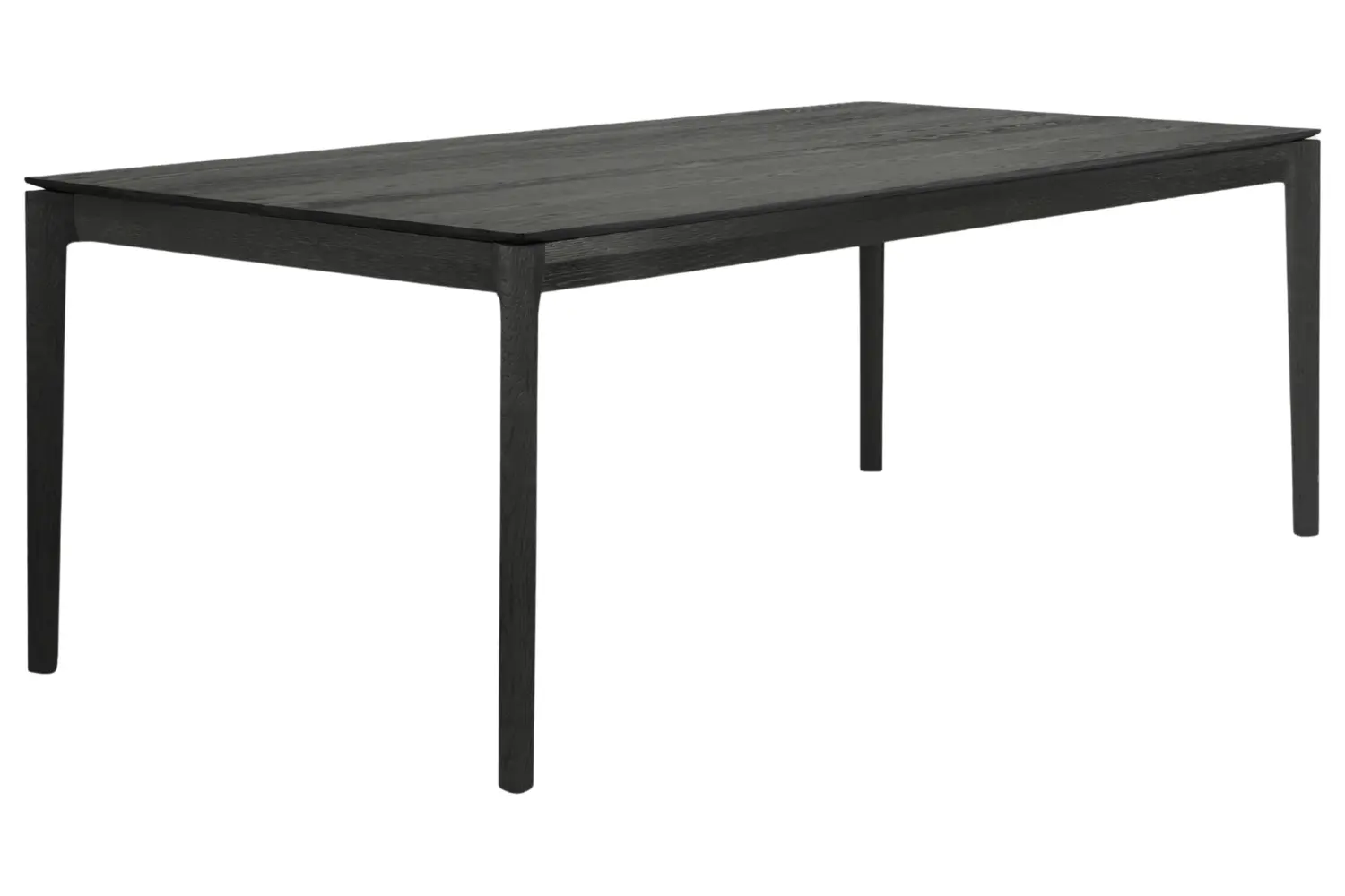 Ethnicraft Černý dubový jídelní stůl Bok 200 x 95 cm