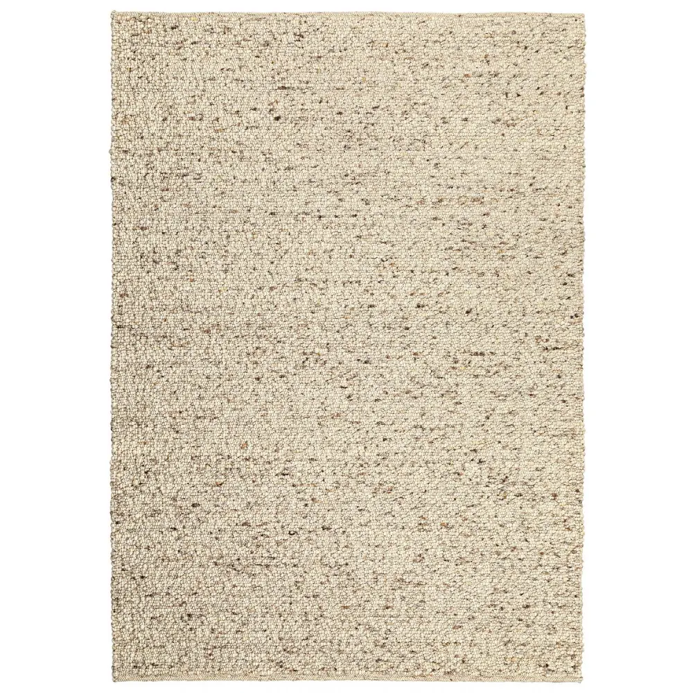 Fargotex Béžový vlněný koberec Stones 200 x 300 cm