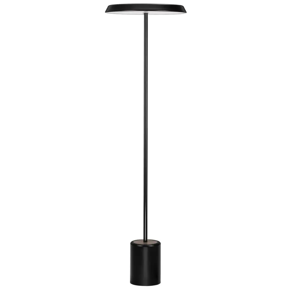 Nova Luce Černá kovová stojací LED lampa Ophelia 135 cm