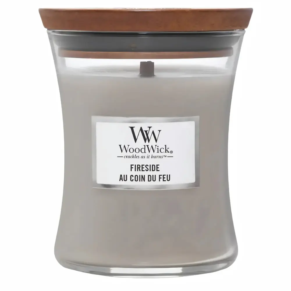 WoodWick Mal&aacute; vonn&aacute; sv&iacute;čka WoodWick, Fireside