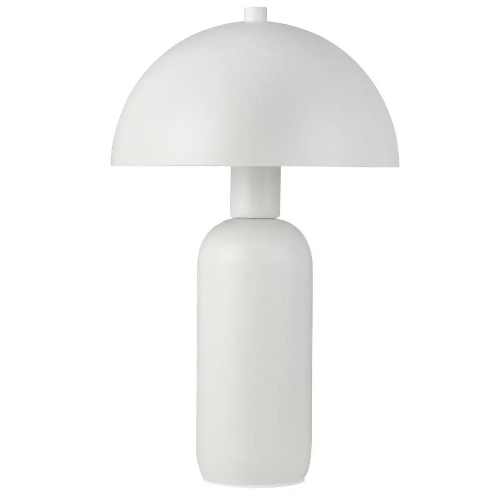 Nova Luce Bílá kovová stolní lampa Vannie