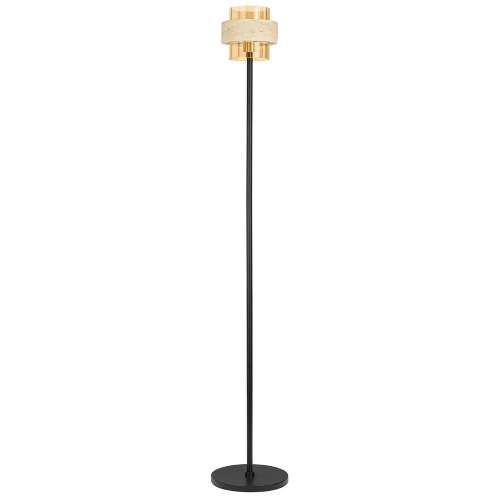 Nova Luce Travertinová stojací lampa Melony 152 cm