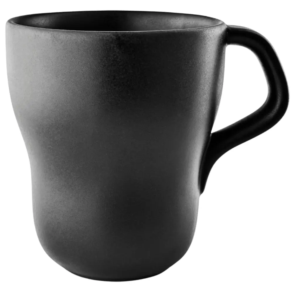 Eva Solo Černý kameninový hrnek Nordic Kitchen 350 ml