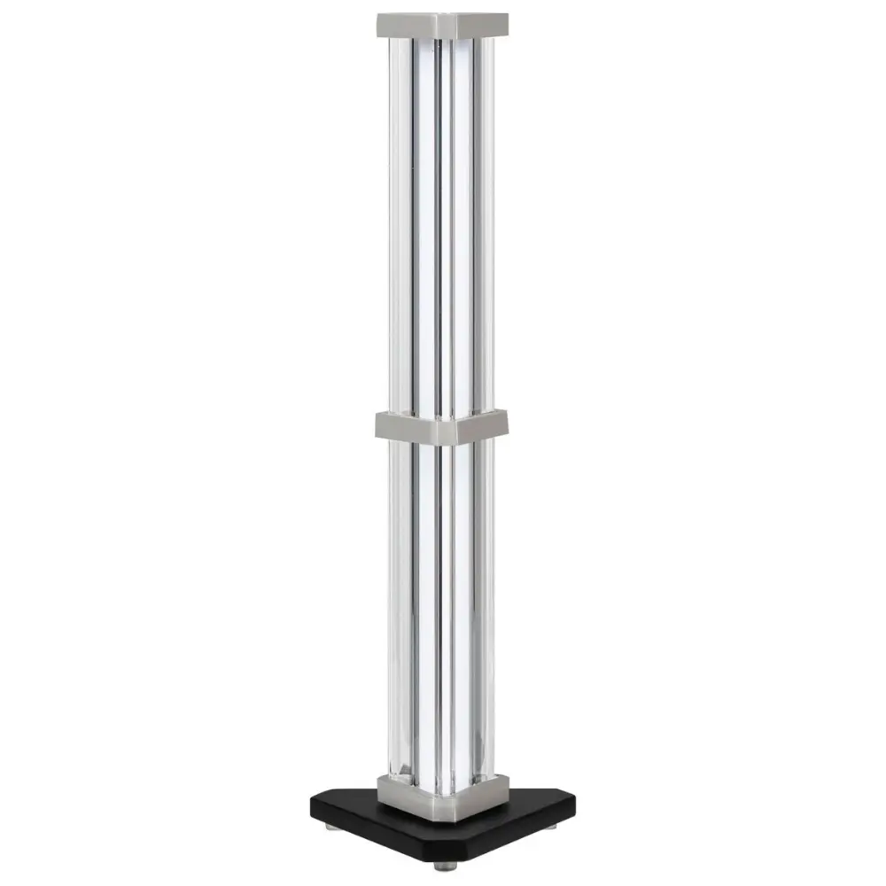 Nova Luce Stříbrná stolní LED lampa Pheme