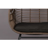 Hnědá ratanová jídelní židle DUTCHBONE Cantik -fv-interier-25