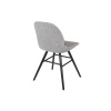 Světle šedá látková jídelní židle ZUIVER ALBERT KUIP