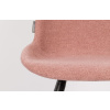 Růžová látková jídelní židle ZUIVER ALBERT KUIP -fv-interier-25