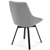Světle šedá látková jídelní židle Kave Home Jenna