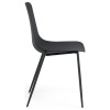 Černá plastová jídelní židle Kave Home Whatts