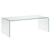 Skleněný konferenční stolek Kave Home Burano 110 x 50 cm
