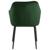 Tmavě zelená sametová jídelní židle Norman -fv-interier-25