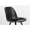 Černá plastová jídelní židle ZUIVER ALBERT KUIP ALL BLACK -fv-interier-25
