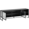 Černý kovový TV stolek Kave Home Trixie 180 x 41 cm -fv-interier-25