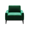 Zelené sametové křeslo MESONICA Musso