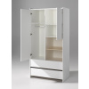 Bílá lakovaná šatní skříň Vipack Kiddy 90 x 55 cm -fv-interier-25