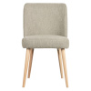 Béžová látková jídelní židle Faunce
