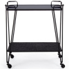 Kovový servírovací vozík Zahira 60 x 38 cm