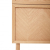 Dubový noční stolek Hübsch Herringbone 40 x 30 cm -fv-interier-25