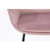 Růžová sametová barová židle ZUIVER BRIT 67,5 cm -fv-interier-25