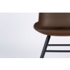 Kávově hnědá plastová jídelní židle ZUIVER ALBERT KUIP -fv-interier-25