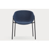 Tmavě modrá látková jídelní židle Teulat Hug -fv-interier-25