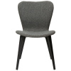 Šedá látková jídelní židle DAN-FORM Paragon