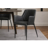 Tmavě šedá koženková jídelní židle DAN-FORM Rombo -fv-interier-25