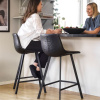 Černá koženková barová židle ROWICO AUBURN 65 cm -fv-interier-25