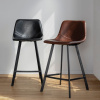Černá koženková barová židle ROWICO AUBURN 65 cm -fv-interier-25